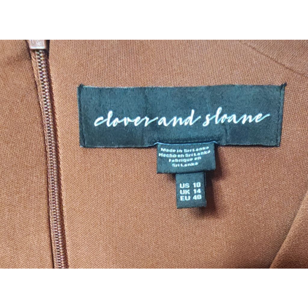 Women's Clover and Sloane Rust Dress Size 10. NWT - Picture 6 of 6